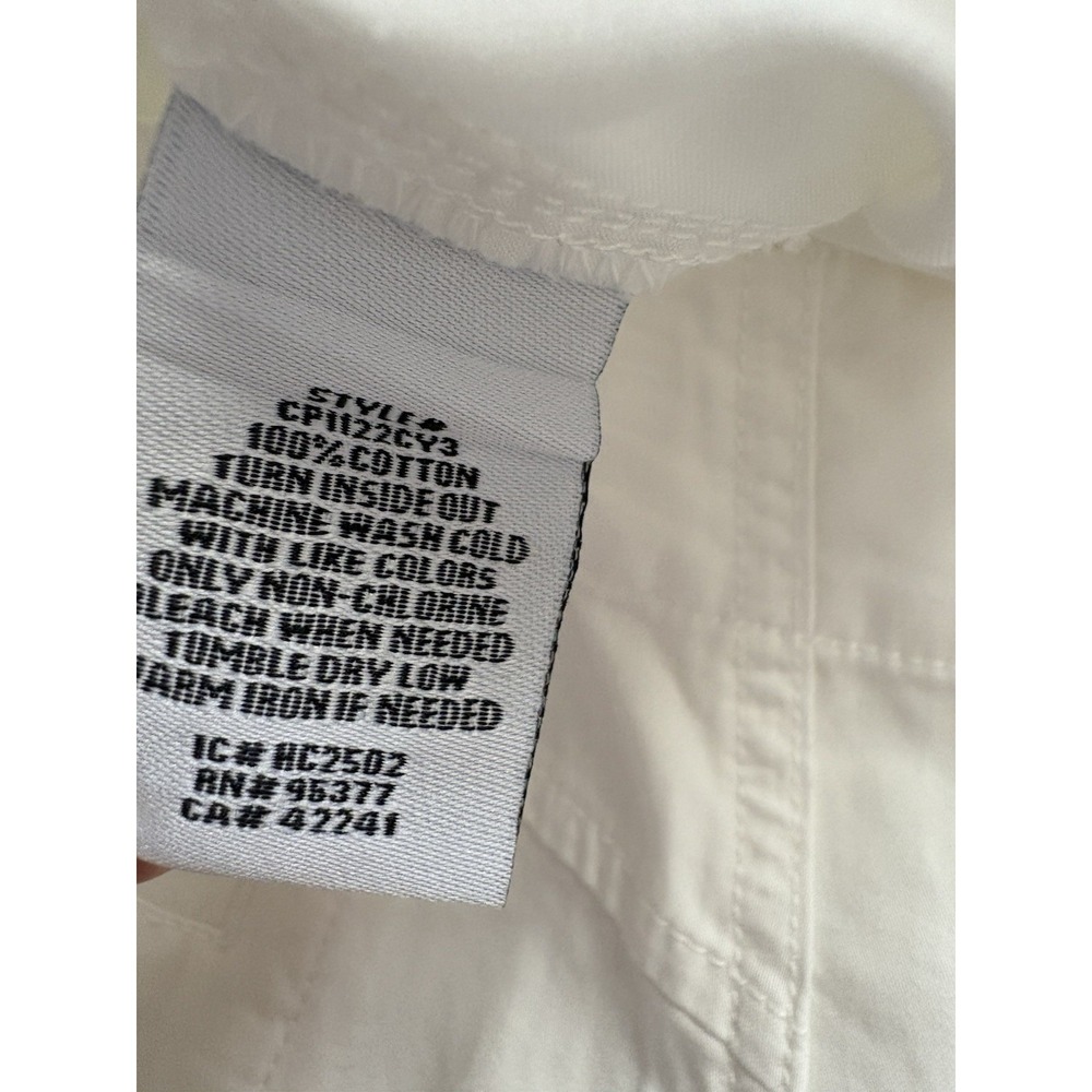 Cotton Twill Utility Crop Pants Sanctuary Ruched Small White - Picture 4 of 7